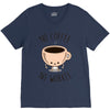 no coffee no workee V-Neck Tee