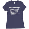 gun permit second amendment Ladies Fitted T-Shirt