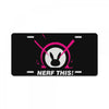 nerf this! (2) License Plate