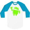 android eats apple 3/4 Sleeve Shirt