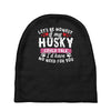 if my husky could talk Baby Beanies