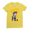 wat skateboard Ladies Fitted T-Shirt
