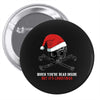 skull christmas Pin-back button