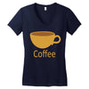 coffee (4) Women's V-Neck T-Shirt