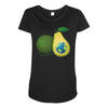 vegan world Maternity Scoop Neck T-shirt