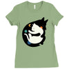 more hugs less fights Ladies Fitted T-Shirt