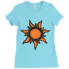 summer sun Ladies Fitted T-Shirt