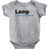 lamp   brick tamland likes this facebook thumbs up mens white t shirt Baby Onesie