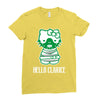 hello clarice Ladies Fitted T-Shirt