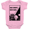 Make Sundays Great Again Shirt Baby Bodysuit