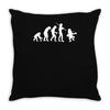 evolution of leprechaun funny  irish ireland st patricks day us Throw Pillow