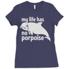 no porpoise Ladies Fitted T-Shirt