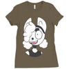 the people are the monsters Ladies Fitted T-Shirt
