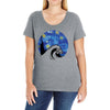 Van Gogh Ladies Curvy T-Shirt
