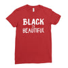 black is beautiful Ladies Fitted T-Shirt