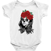 Skull Girl Baby Bodysuit