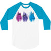 Colorful Cats 3/4 Sleeve Shirt