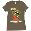 michelangelo's pizza Ladies Fitted T-Shirt