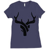 deer Ladies Fitted T-Shirt