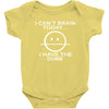 i cant brain today Baby Bodysuit