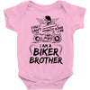 You Cant Scare Me I am Biker Brother Baby Onesie