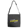 eat, sleep, pewpew, repeat Adjustable Strap Totes