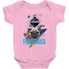 who loves frenchies Baby Bodysuit