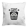 watch me lift watch me weigh weigh Throw Pillow