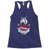 bad cat   gatos locos Racerback Tank