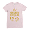 queens are born in 1972 Ladies Fitted T-Shirt