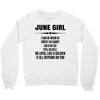 Super June Girl Crewneck Sweatshirt