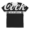 cock taste the difference mens v neck All Over Women's T-shirt
