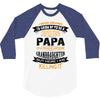 Super Cool Papa Of A Freaking Awesome Granddaughter 3/4 Sleeve Shirt
