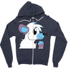 arctic fox adopt Zipper Hoodie