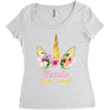 Unicorn Women's Triblend Scoop T-shirt