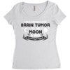 I Love Someone with Brain Tumor to The Moon and Back to Infinity and B Women's Triblend Scoop T-shirt