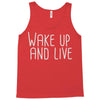 wake up and live Tank Top
