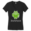 android bioshock Women's V-Neck T-Shirt