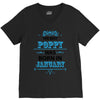 The Best Poppy Was Born In January V-Neck Tee