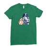 droid hug Ladies Fitted T-Shirt