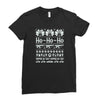 mcclane winter sweater Ladies Fitted T-Shirt