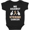 Me Against Uterine Cancer Baby Bodysuit