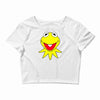 kermit muppets uomo Crop Top