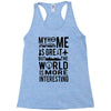 verified traveller tee Racerback Tank