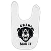 grin and bear it Baby Bibs