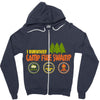 camp fire swamp Zipper Hoodie