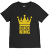 black king V-Neck Tee