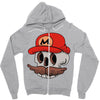 mario skull Zipper Hoodie