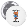 Sarcasm Pin-back button