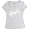 Girls Friends Tv Show Women's Triblend Scoop T-shirt